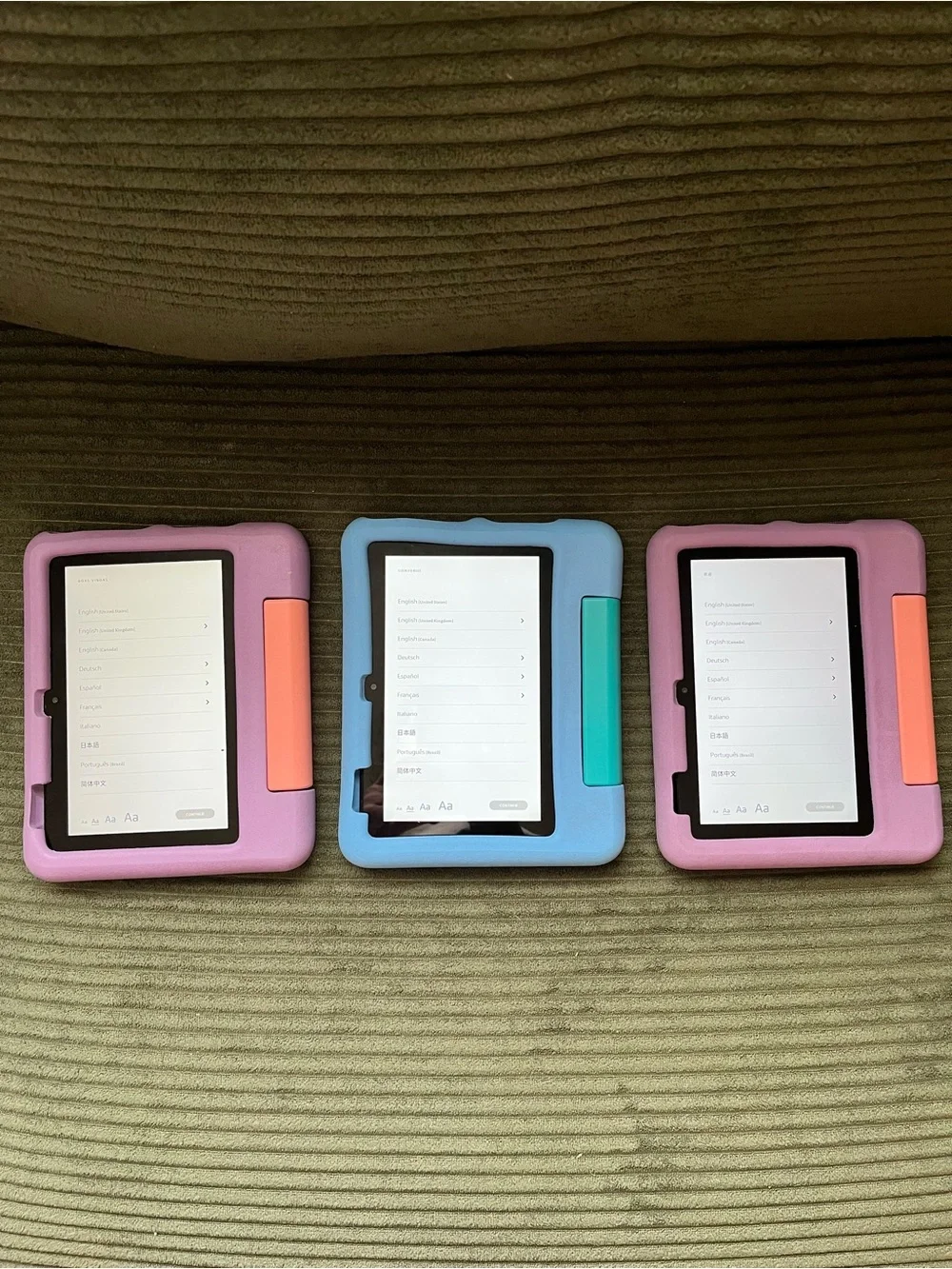 3 Amazon Fire 7 Kids tablet (newest model)